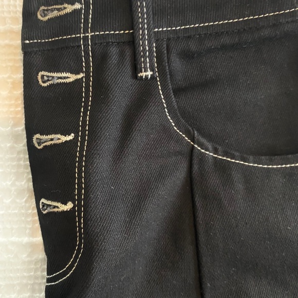 Top shop wide button black jeans - Picture 4 of 11